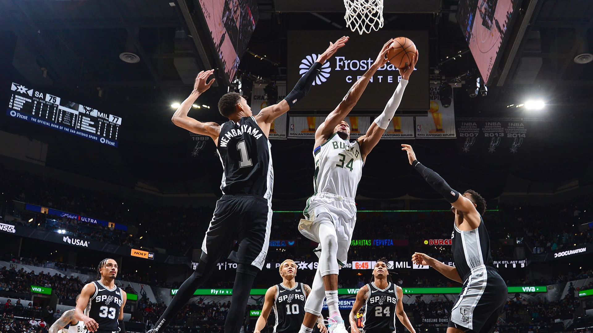 MVP frontrunner Victor Wembanyama and Giannis Antetokounmpo (NBA.com)
