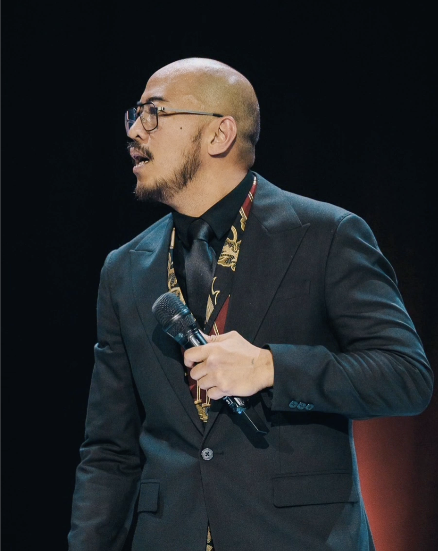 Pandji Pragiwaksono at 'Mens Rea' (instagram.com/pandji.pragiwaksono)